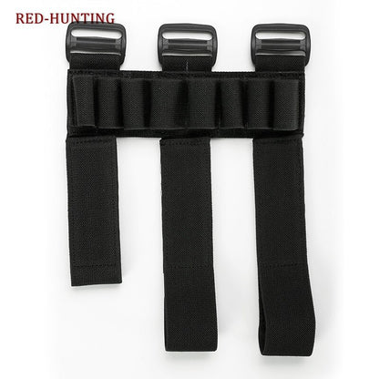 Tactical Airsoft Hunting Molle 8 Rounds GA Shot Gun Shells Holder Shooting Arm Band 12 Gauge Bullet Ammo Cartridge Pouch