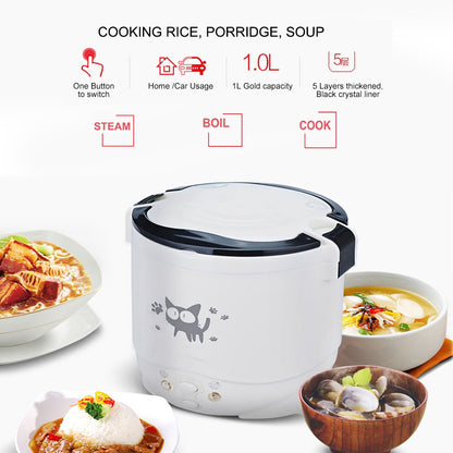 Electric Mini Rice Cooker Portable Small Rice Cookers