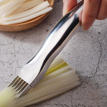 Stainless Steel Onion Knife Kitchen Gadget