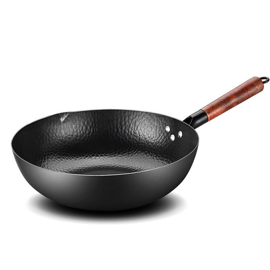 Handmade Iron Pot 32CM Frying Pan