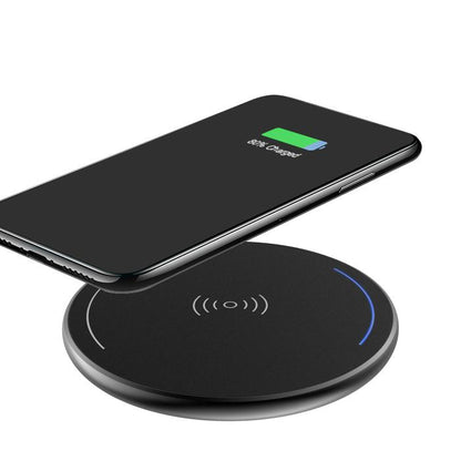 Fast Charging Wireless Phone Charger - Black