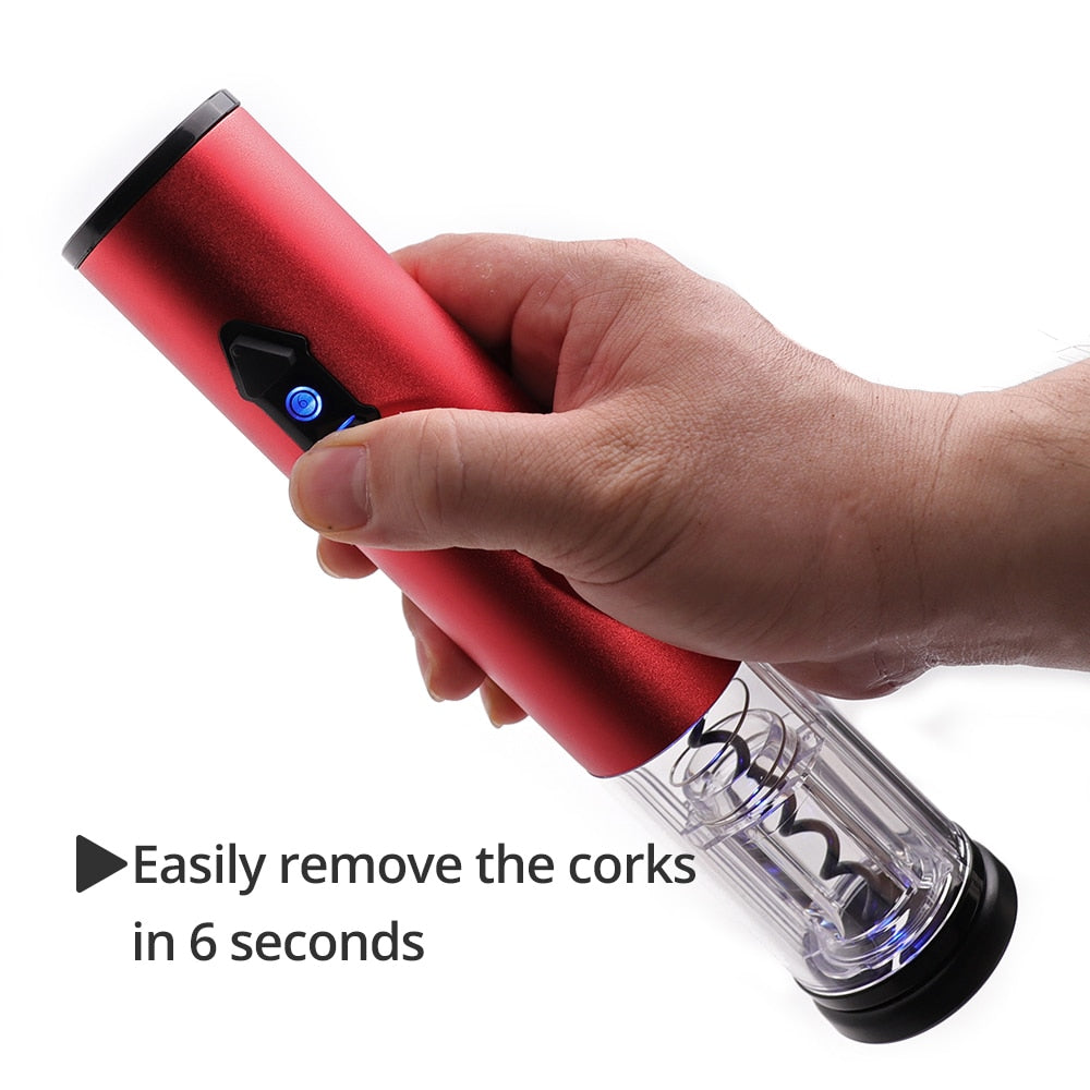 Automatic Electric Wine Bottle Corkscrew Opener