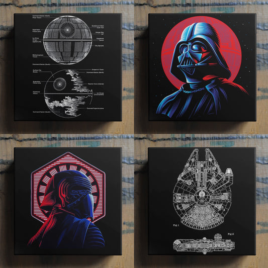 Star Wars Inspired Ceramic Coasters | by Trebréh Designs