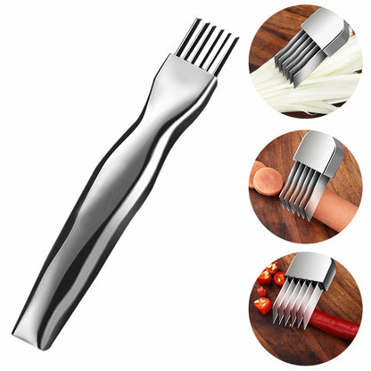 Stainless Steel Onion Knife Kitchen Gadget