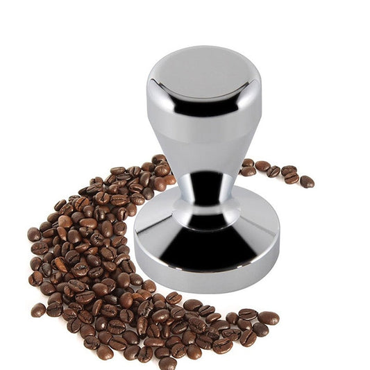 Solid Stainless Steel Heavy Flat Plated Base Coffee Tamper