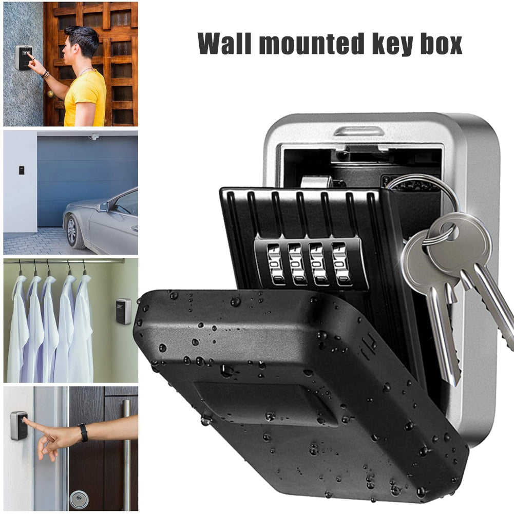 Wall Mount Key Storage Secret Box Organizer