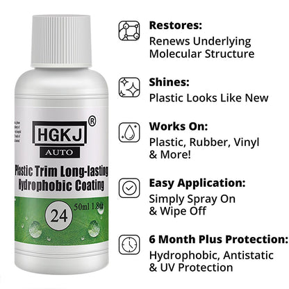 HGKJ 24 Polish for Plastic Parts Exterior Spray R