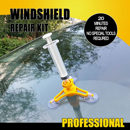 Car Glass Repair Kit Windscreen Windshield Window Polisher Set