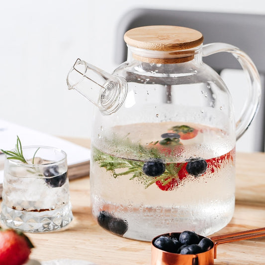 Big Transparent Heat-Resistant Large Clear Tea Pot