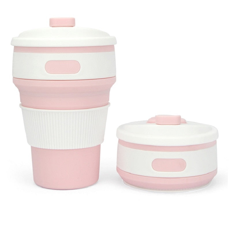 Coffee Mugs Travel Collapsible Silicone Cup