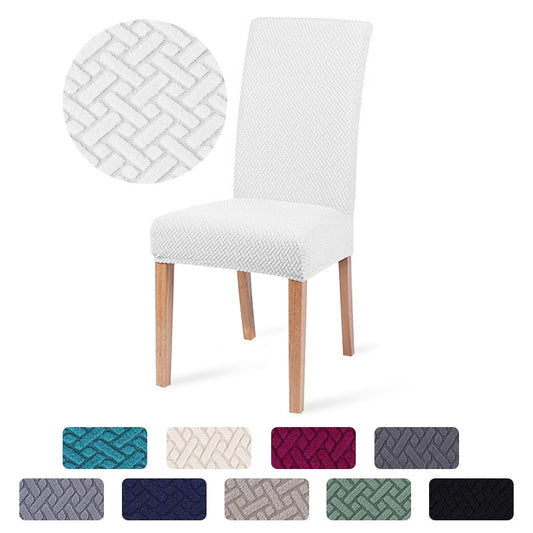 Universal Solid Color Stretch Chair Seat Covers