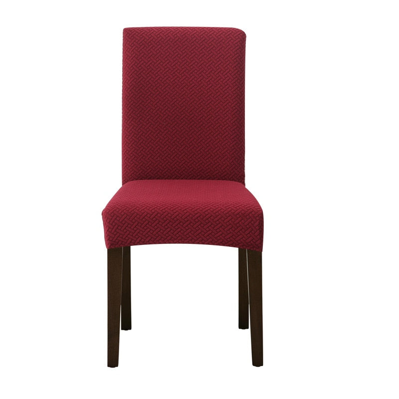 Universal Solid Color Stretch Chair Seat Covers