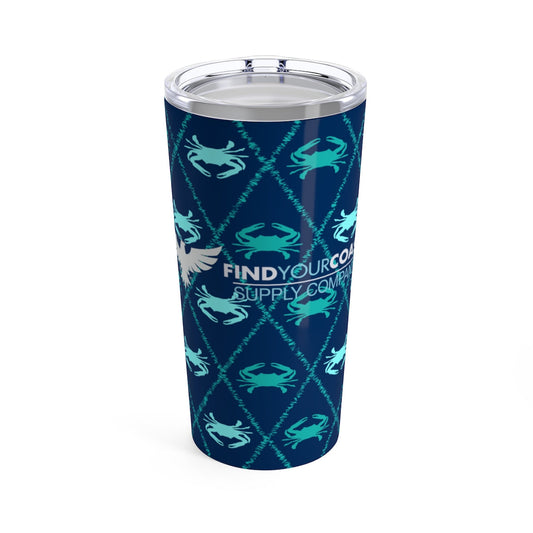 Find Your Coast 20oz Stainless Steel Crabby Tumbler