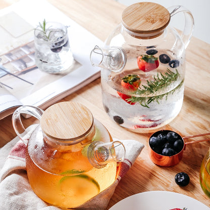 Big Transparent Heat-Resistant Large Clear Tea Pot
