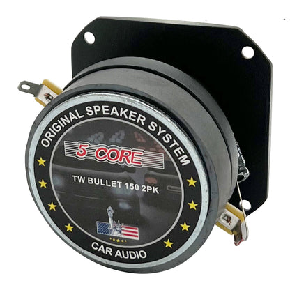 5 Core 2 Pieces 3.5 inch Bullet Super Tweeters