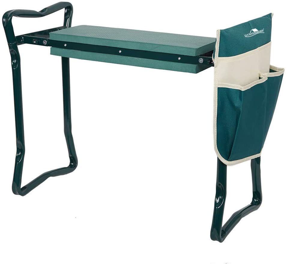 Kneeler & Seat Folding Multi-Functional Steel Garden Stool