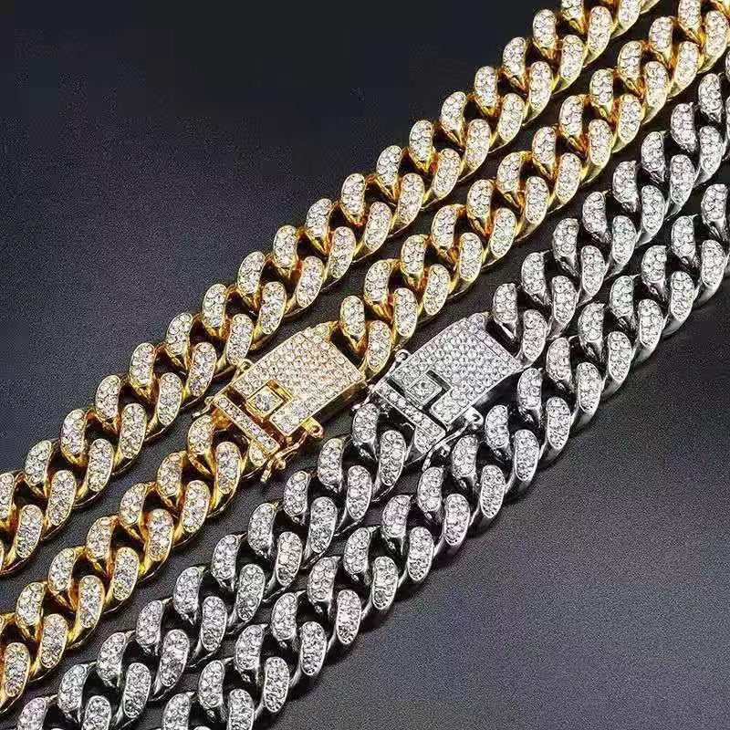 Cuban Link Chain Watch Bracelet Necklace