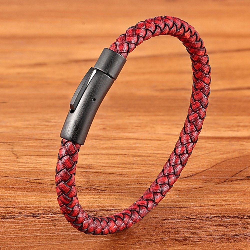 Classic Style Men Leather Bracelet