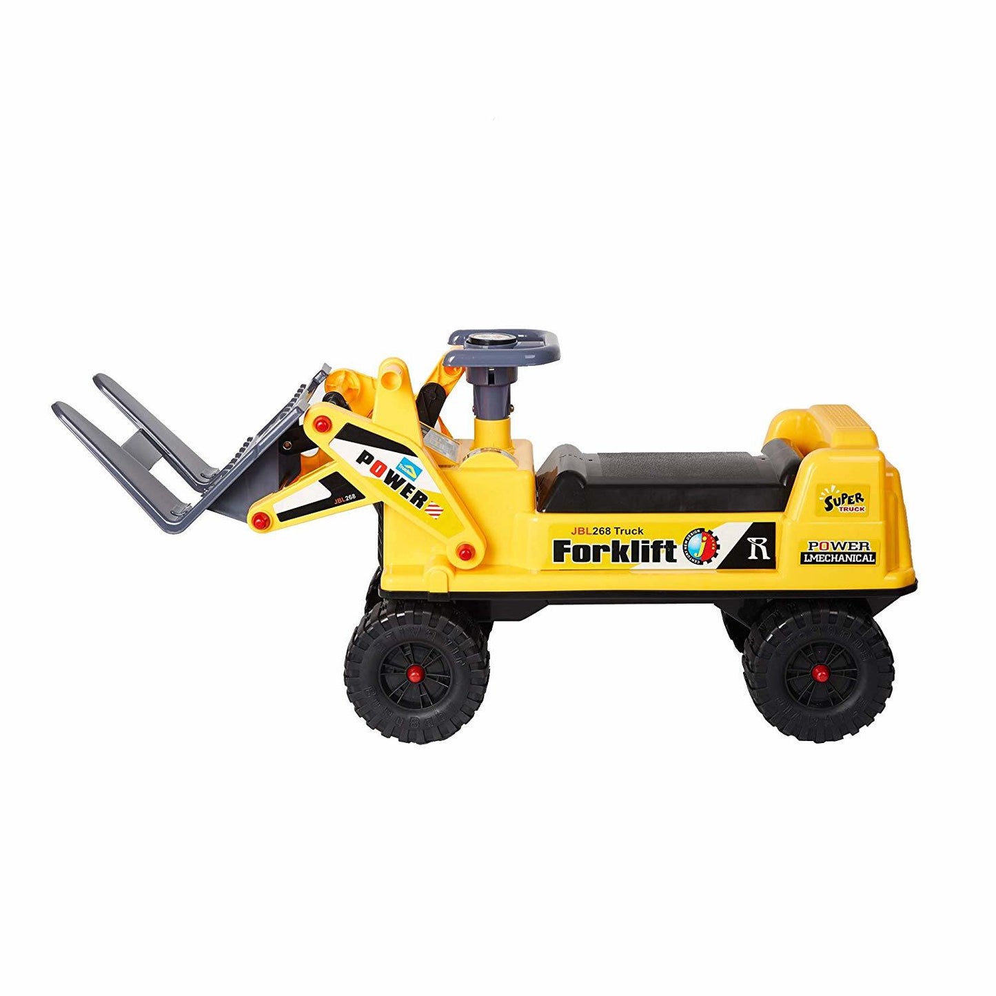 Ride-on Forklift Construction Truck Toy for Children
