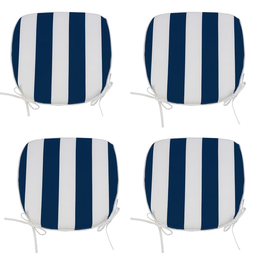 Outdoor Seat Cushions with Straps