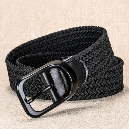 Elastic Women Braided Woven Belt