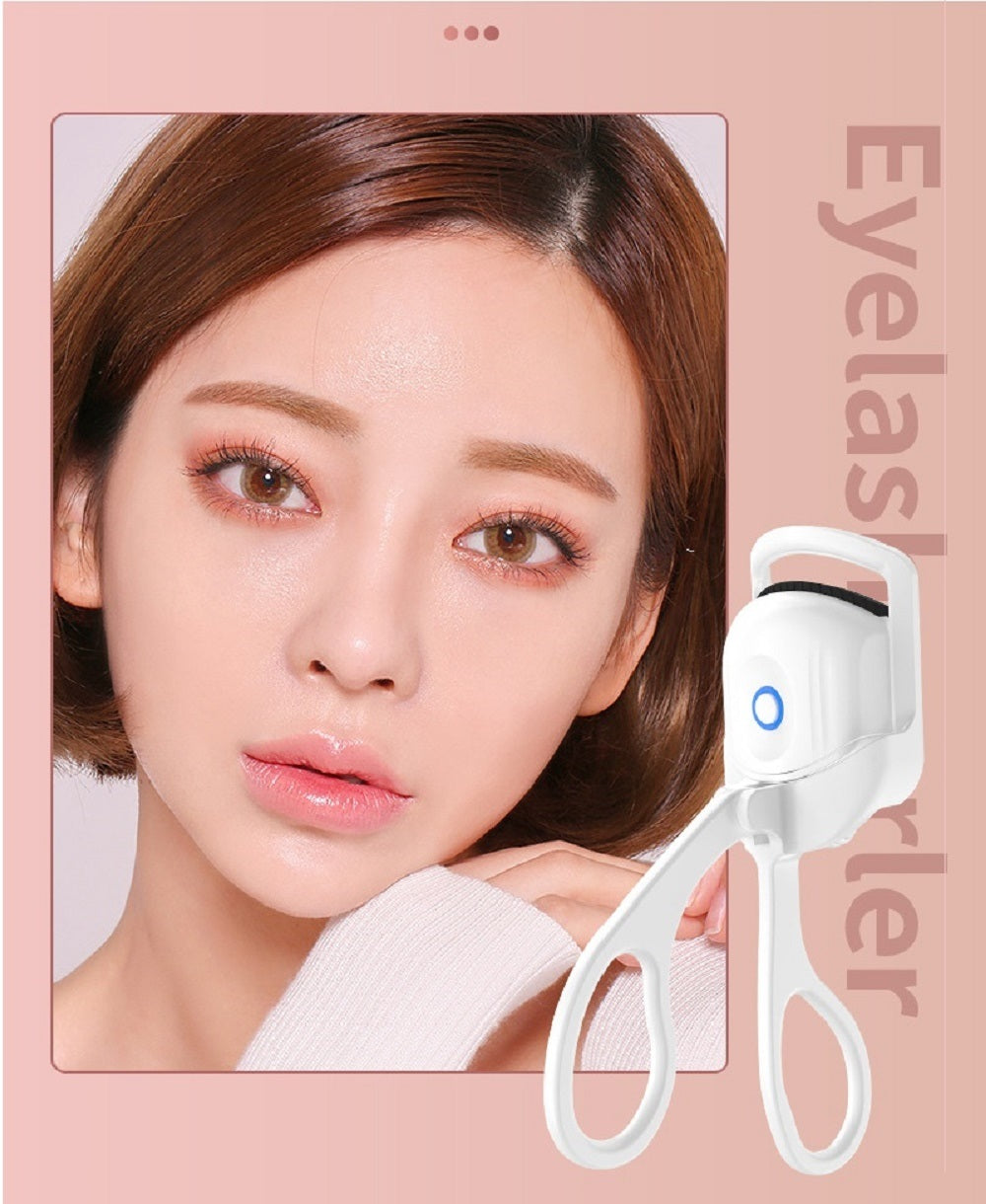Portable Heated Eyelash Curler Makeup Tool
