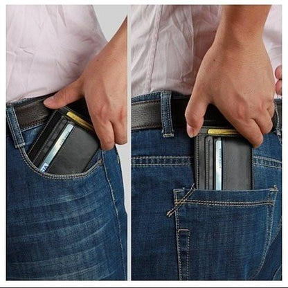 No Show Wallet With RFID Safe For Men