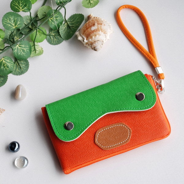 Colorful Leatherette Mobile Phone Pouch