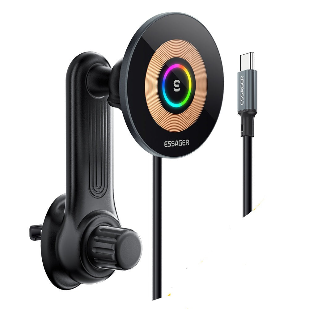 Essager 15W QI Car Wireless Charger Phone Holder