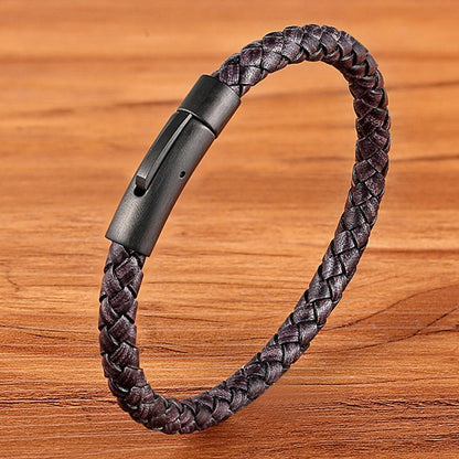 Classic Style Men Leather Bracelet