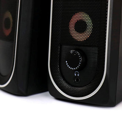 Household Computer Gaming Speakers With LED RGB Lights