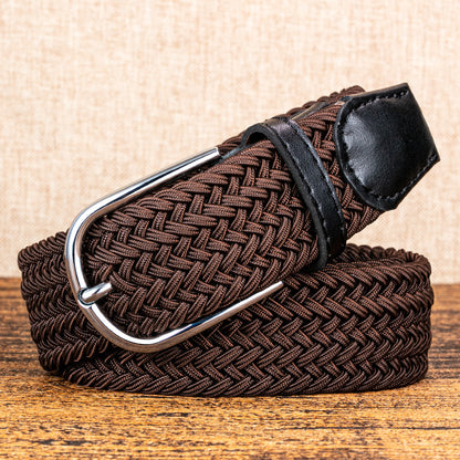 Elastic Women Braided Woven Belt