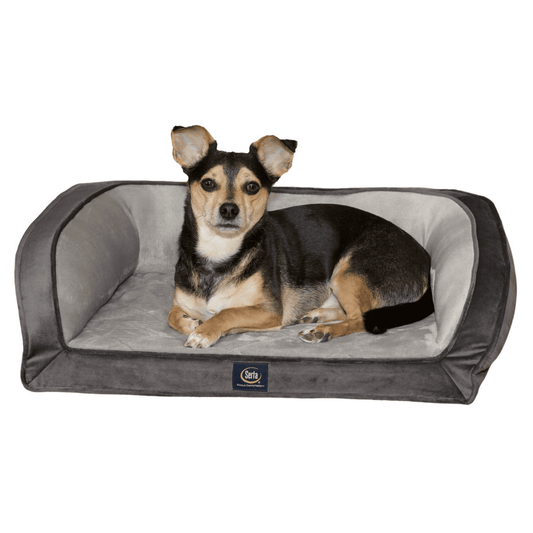 Gel Memory Foam Quilted Ortho Couch Dog Bed