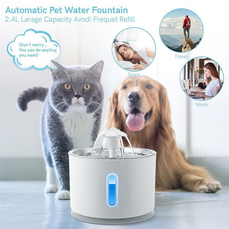 Explosive Quadruple Filter Pet Water Dispenser