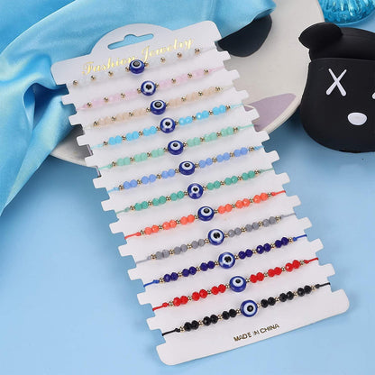 Colorful Evil Eye Beaded Bracelets