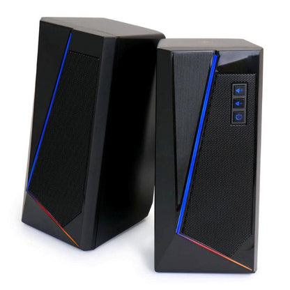 Household Computer Gaming Speakers With LED RGB Lights