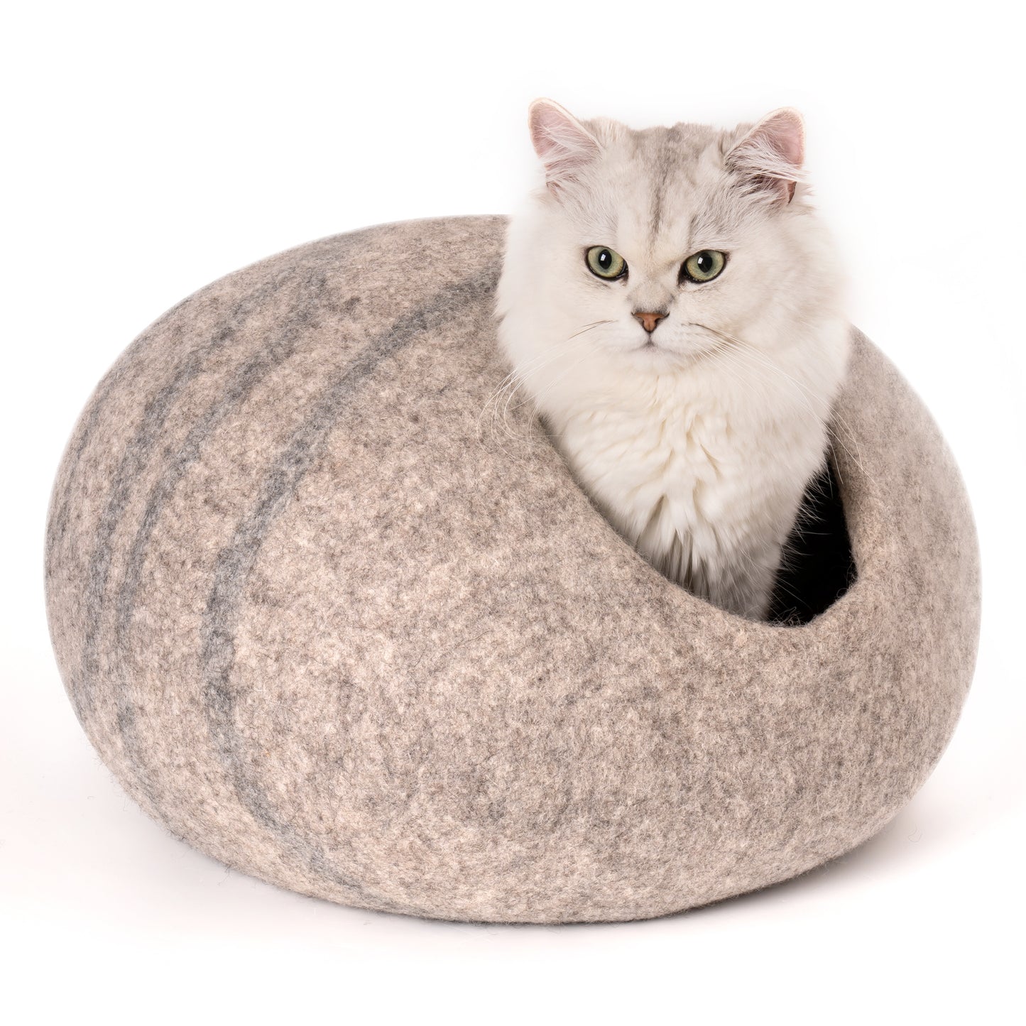 Cat Cave Bed -Handmade Wool
