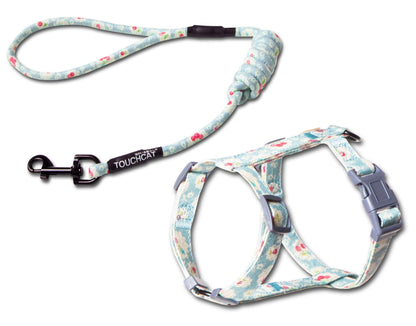 Durable Cable Cat Harness and Leash Combo
