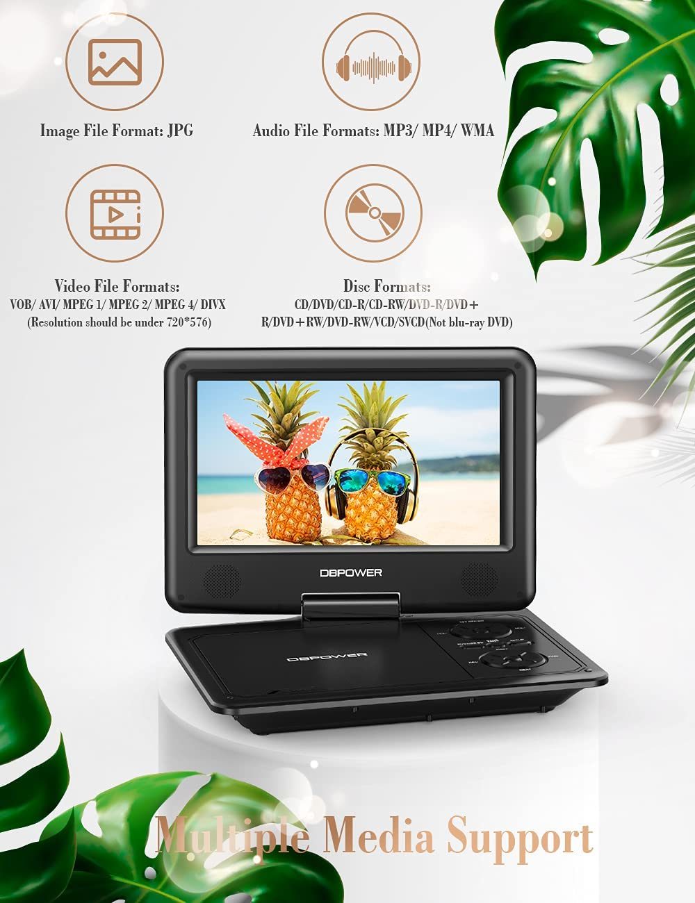 DBPOWER 11.5" Portable DVD Player