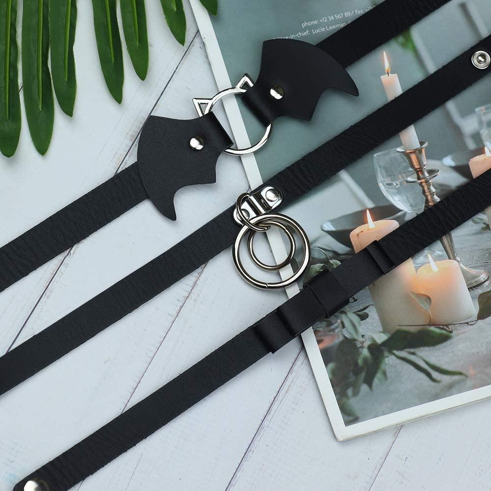 Leather Choker Necklace for Women
