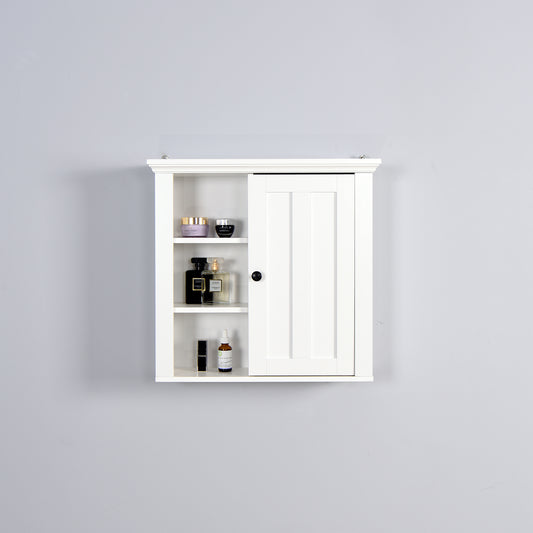 Bathroom Wooden Wall Cabinet with a Door