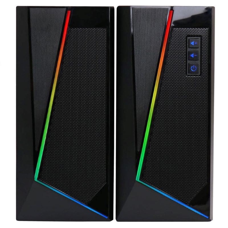 Household Computer Gaming Speakers With LED RGB Lights