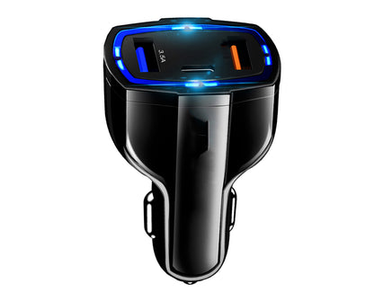 3 Port Fast Charge 3.0 Car Charger