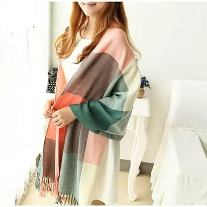 Women Reversible Shawl Full Of Colors