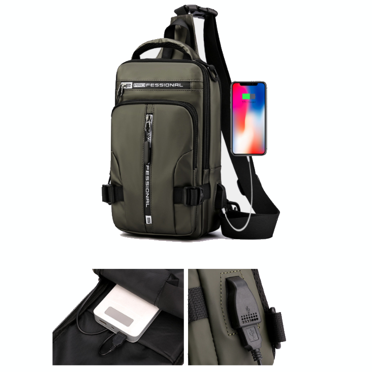 Men's Crossbody Bags Sling Backpack