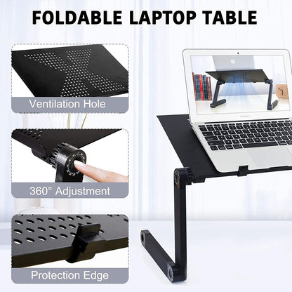 Adjustable Laptop Desk, RAINBEAN Laptop Stand