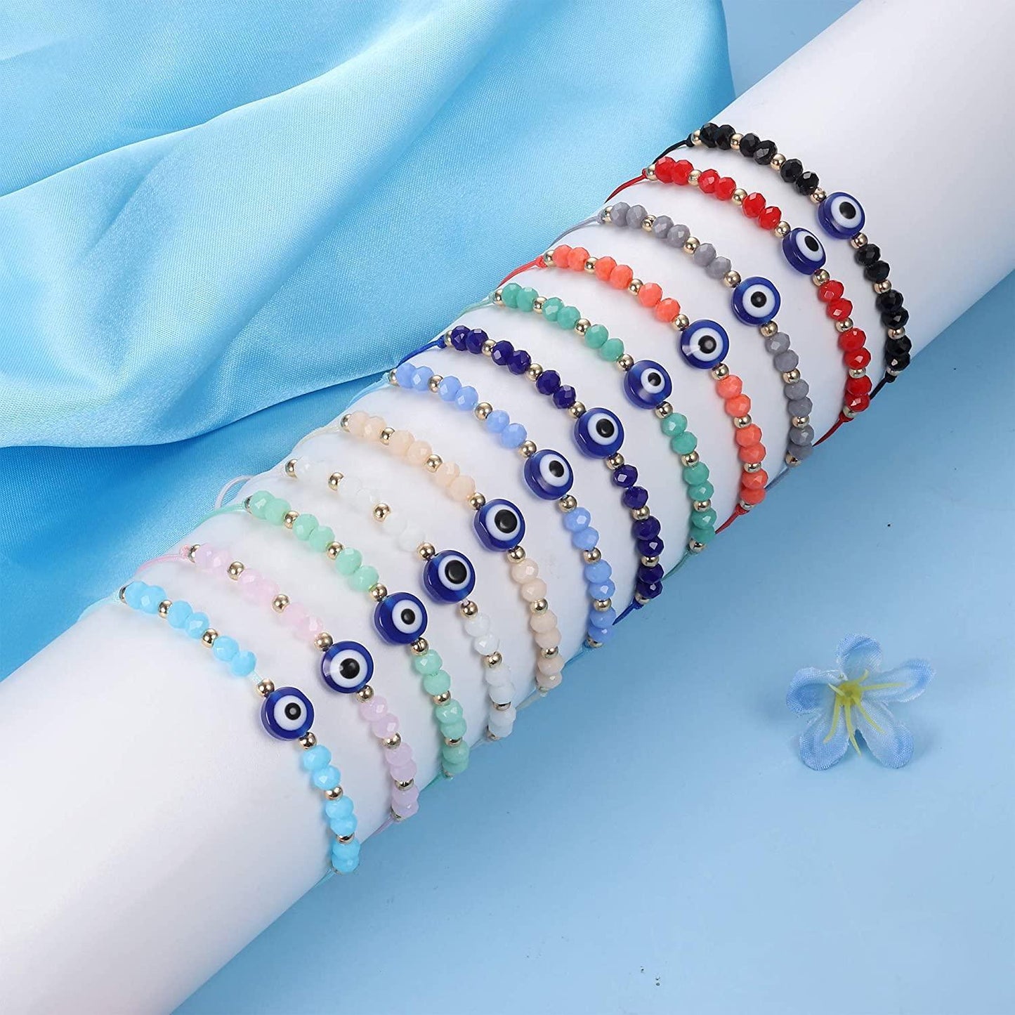 Colorful Evil Eye Beaded Bracelets