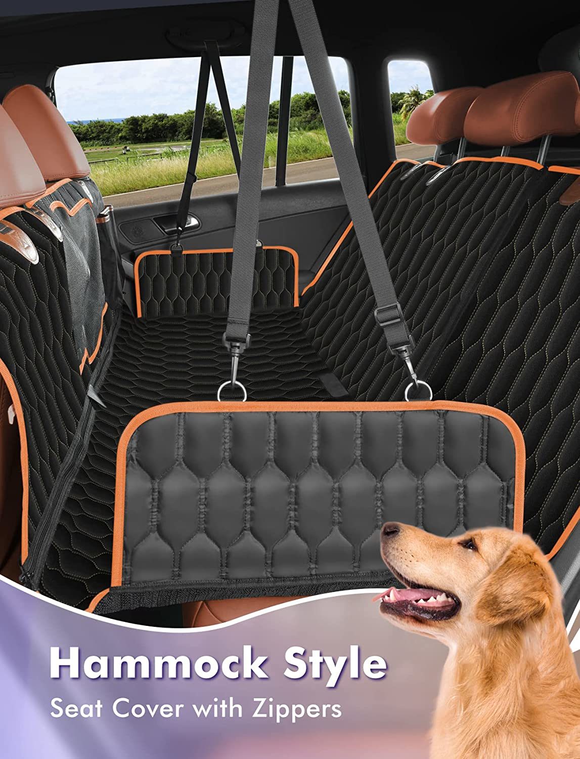 5 -In -1 Adjustable Dog Seat Cover