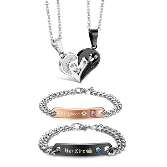 I Love You Promise Rings Necklace