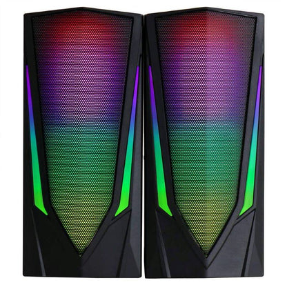 Household Computer Gaming Speakers With LED RGB Lights